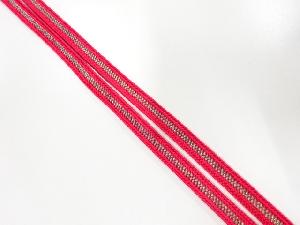 アンティーク　正絹　帯留め用手組三分紐